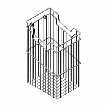 Корзина для білизни, з'ємна з кріпленням на фасад, корпус 300мм, хром , S-8111