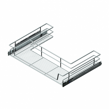 Сітка повного висунення під мийку 80см,Тандем напр., хром, S-2351