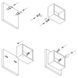 Підвіс кухонний для саморізів 806, лівий, білий до 50 кг CAMAR