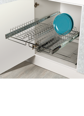 Сушка для посуду, висувна, корпус 600 мм, хром, S-2232