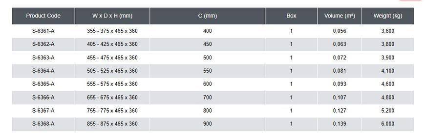 Корзина для білизни висувна велика 400 мм, хром, S-6361-С&nbsp;