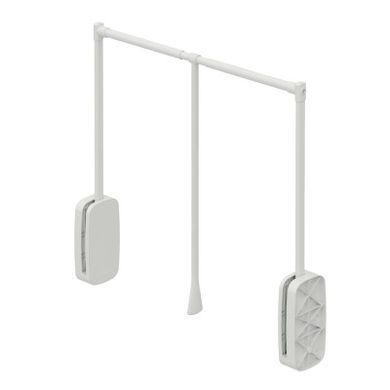 Ліфт пантограф 850-1150 x 130 x 800, білий/хром 12кг, S-6012-W